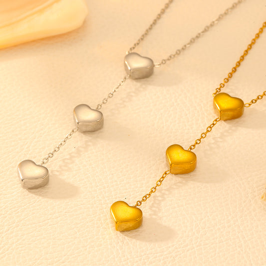 Three Tier Heart Pendant
