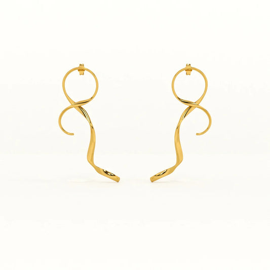 Golden Figure Eight Drops