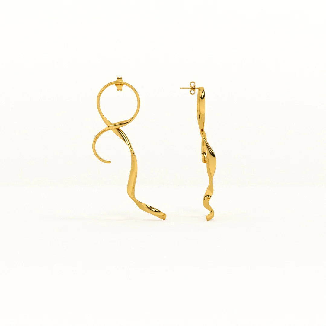 Golden Figure Eight Drops
