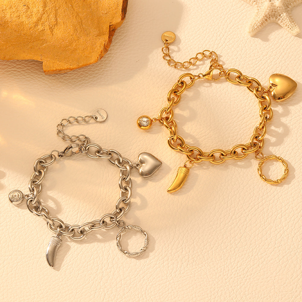 Fierce Heart Gold Bracelet