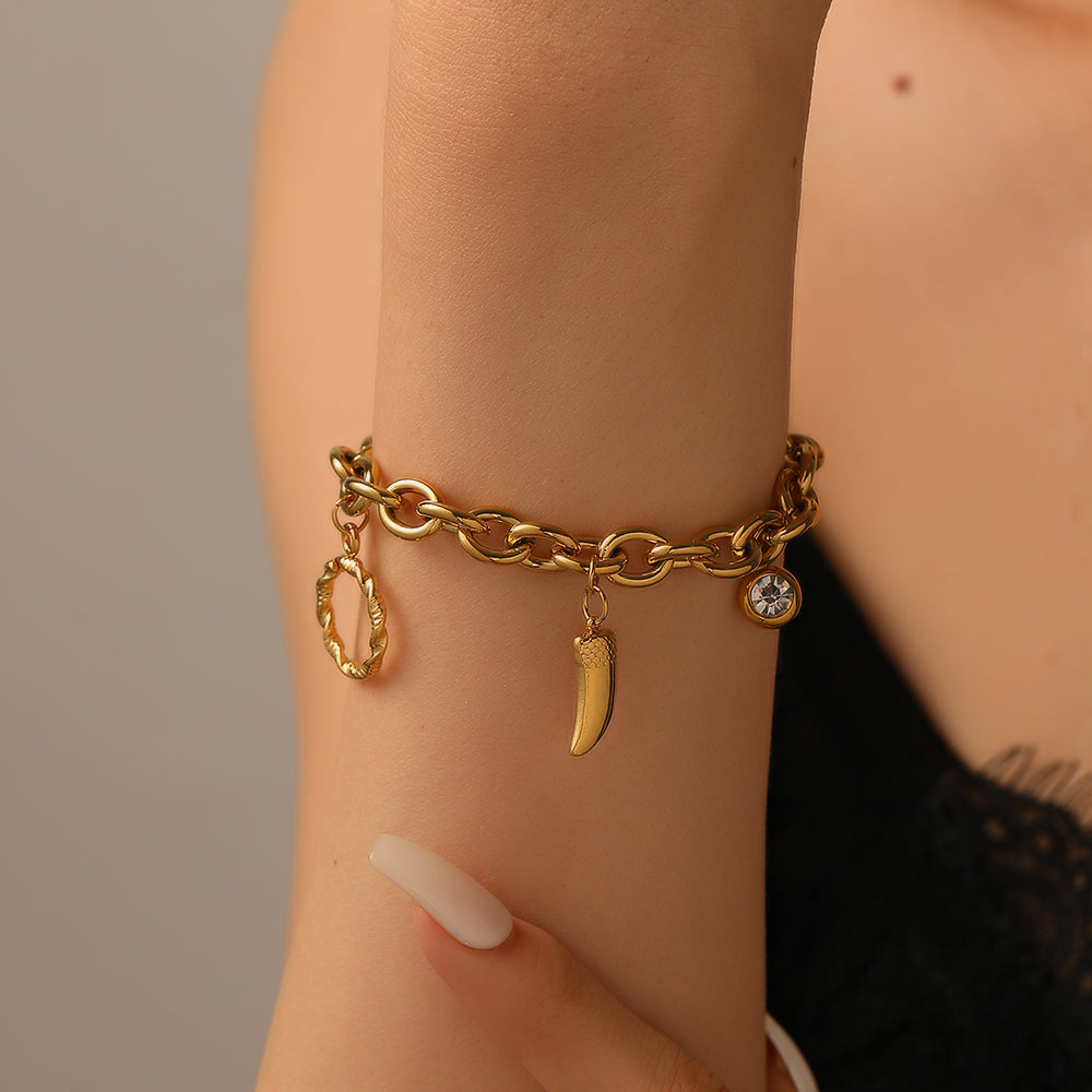 Fierce Heart Gold Bracelet