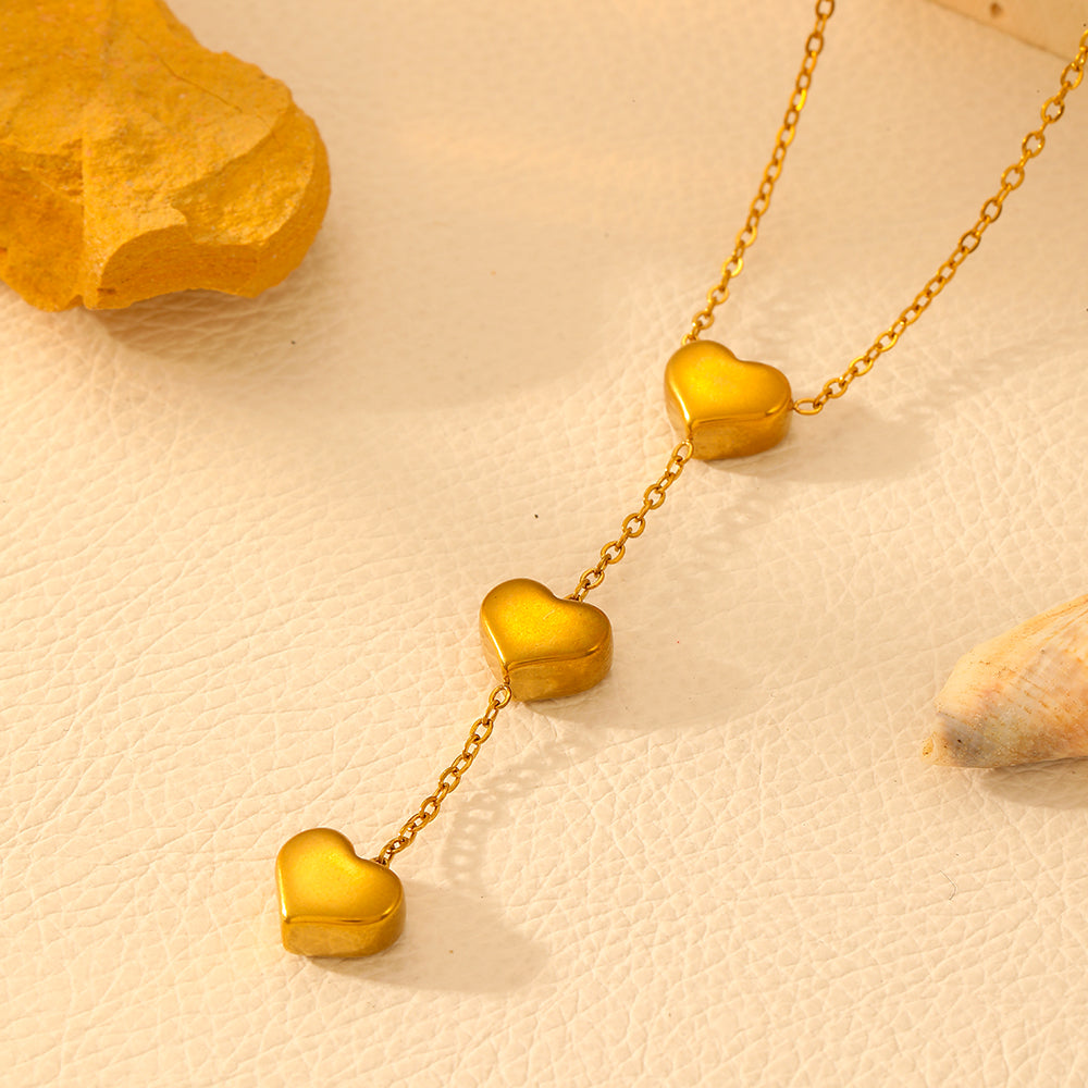 Three Tier Heart Pendant