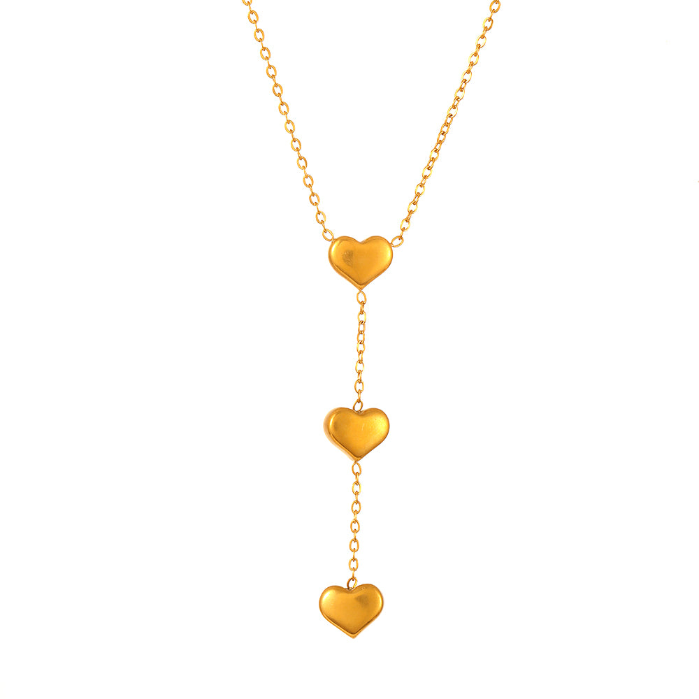 Three Tier Heart Pendant