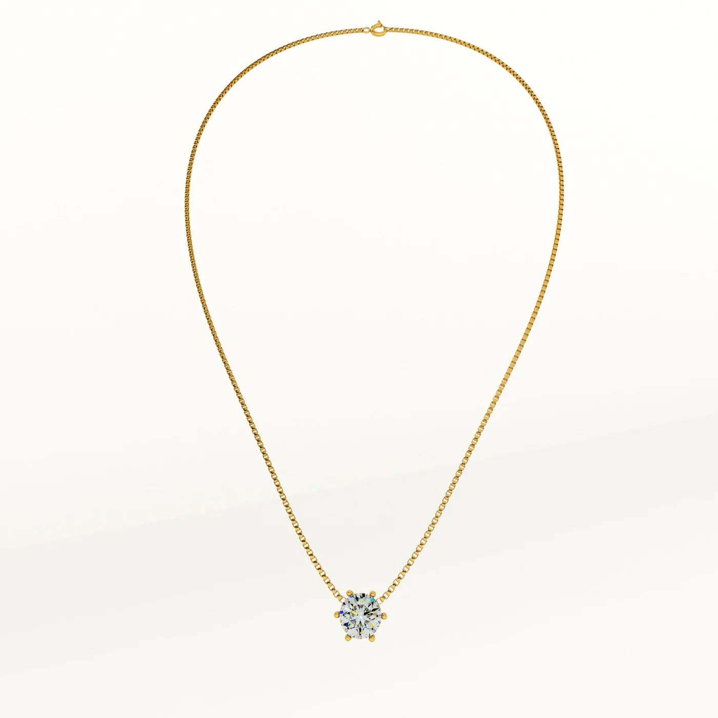 Delicate Diamond Studded Necklace