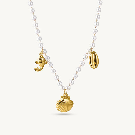 Ocean's Whisper Lumina Necklace