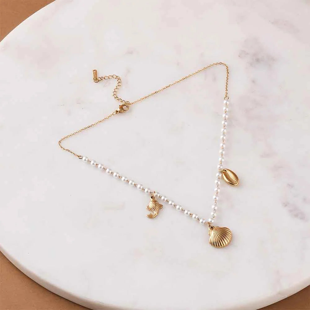 Ocean's Whisper Lumina Necklace