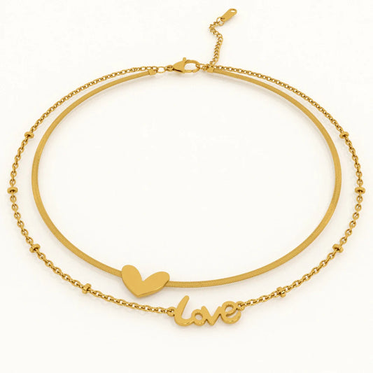 Heartfelt "Love" Strand Bracelet