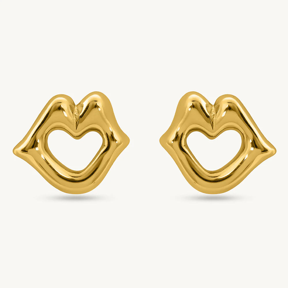 Chic Lips Stud Earrings