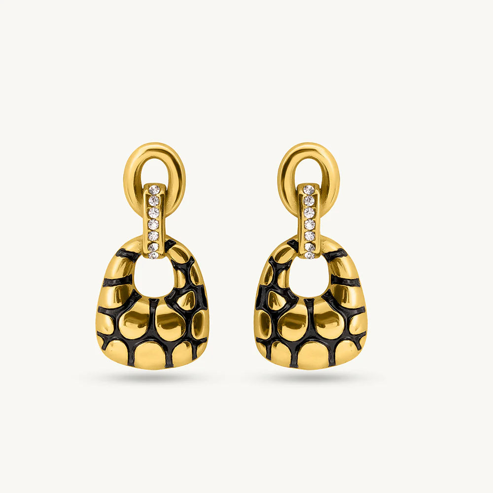 Gilded Mosaic Earrings