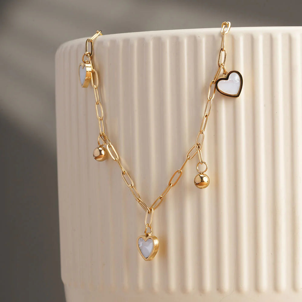Hearts of Pearl Necklace