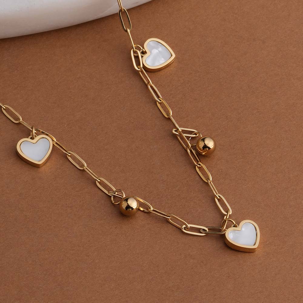 Hearts of Pearl Necklace