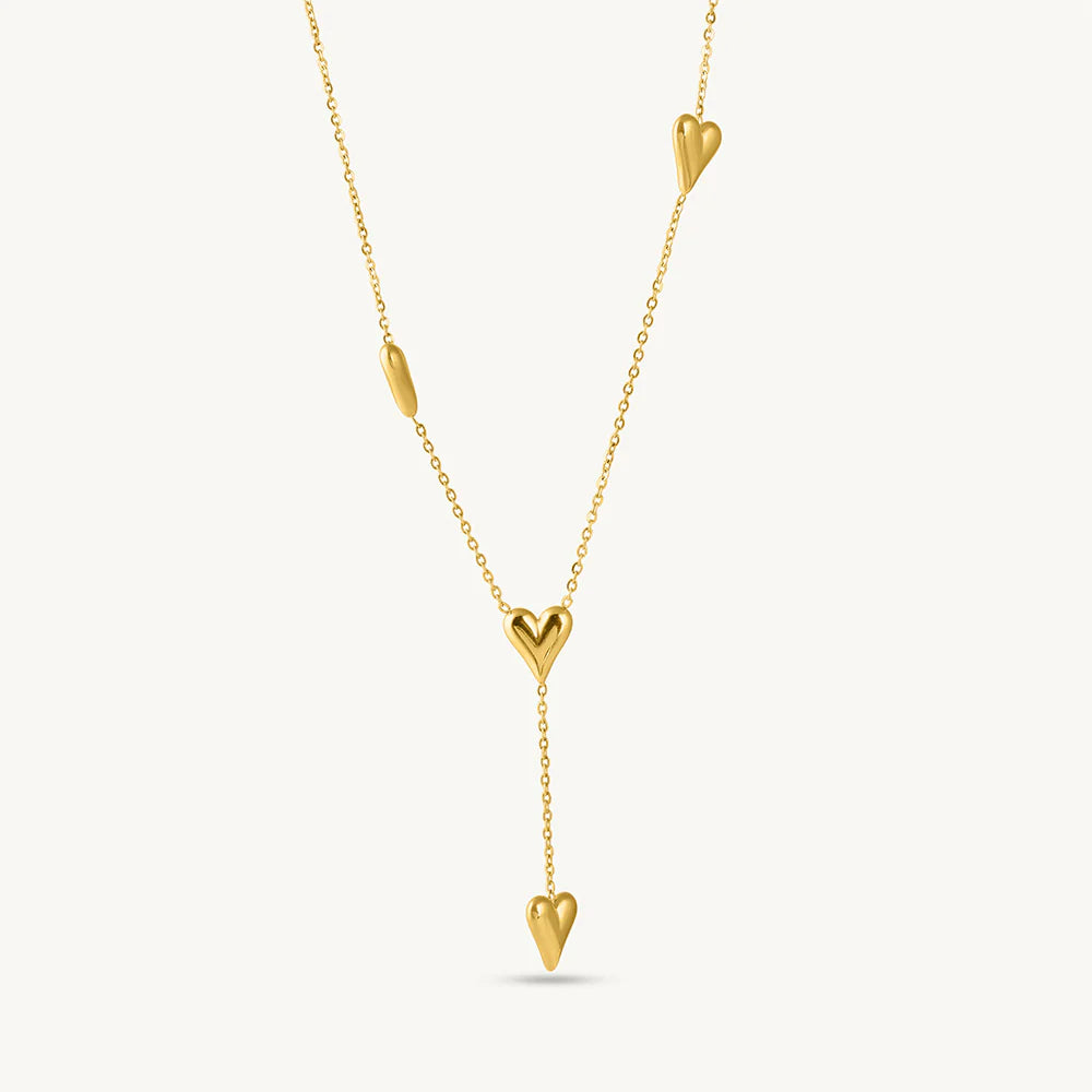 Heartstrings Gold Necklace