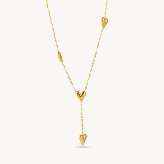 Heartstrings Gold Necklace