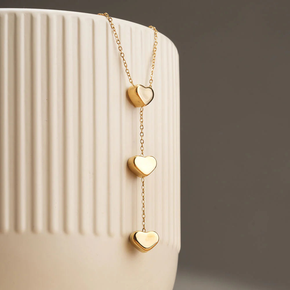 Three Tier Heart Pendant