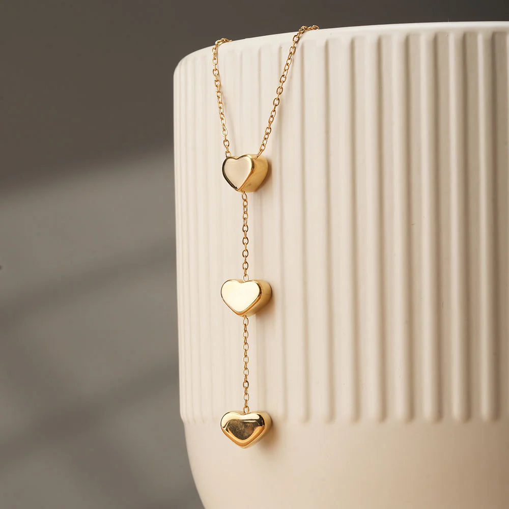 Three Tier Heart Pendant