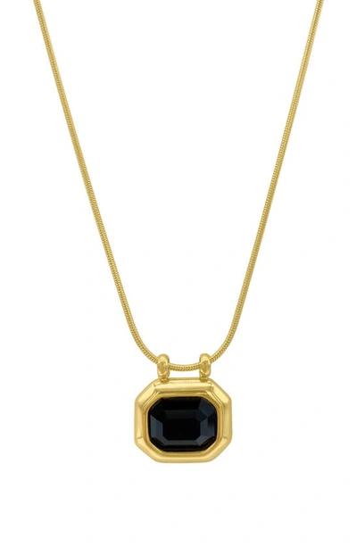 Gemstone Cubic Zirconia Pendant Necklace