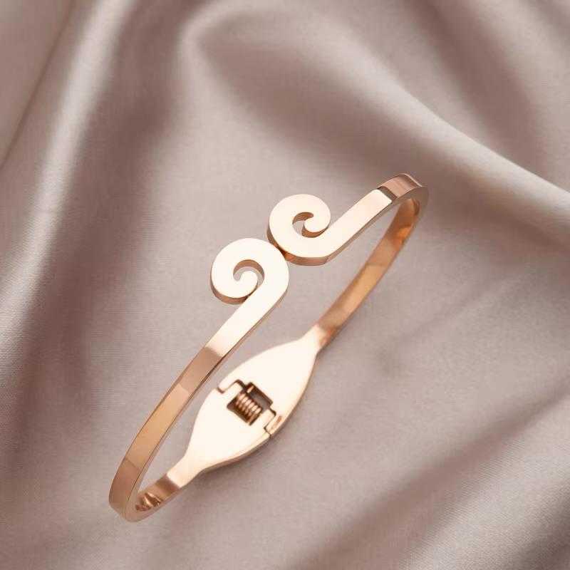Rose Gold Ball Beaded Bracelets for Teenage Girls