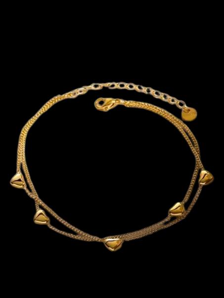Layered Heart Bracelet