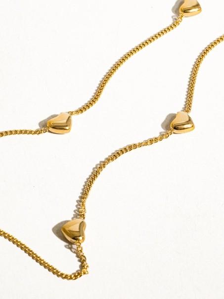 Layered Heart Bracelet
