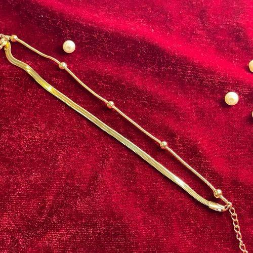 Beaded Bliss Beauty Layered Chain Bracelet