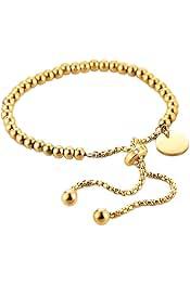 Adjustable Bead Ball Slider Bracelet Slider Extender Chains Friendship Lucky Beads Bracelets