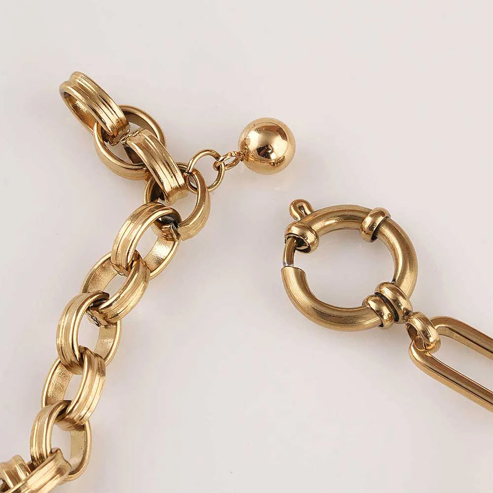 Golden Key Charm Bracelet