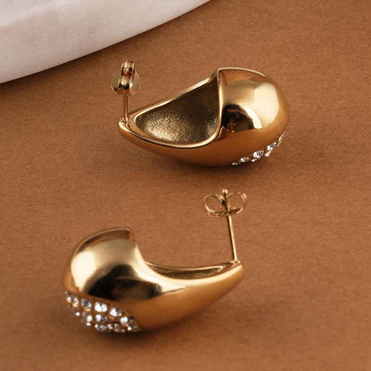 Studded Pave Tear Studs